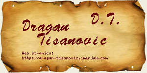 Dragan Tišanović vizit kartica